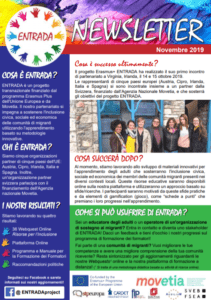 Scarica la prima newsletter per conoscere i progressi del partenariato ENTRADA